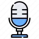 vintage, mic, sound, microphone, podcast, record, radio