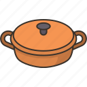 pan, braiser, lid, cookware, kitchen