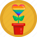 pride, lgbt, lesbian, flower, gay, homosexual