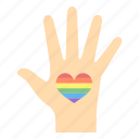 lgbt, pride, celebration, culture, hand, heart