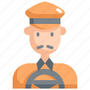 avatar, cab, driver, man, profession, taxi, user