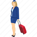 bag, female, passenger, person with bag, tourist, traveler