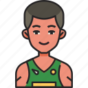 athlete, sport, fitness, exercise, man, avatar, basketball