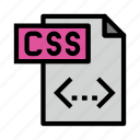 coding, css, document, file, page