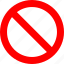 ban, no, prohibition, sign, forbidden, banned 