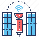 connection, internet, satellite, signal