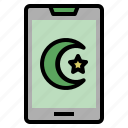 phone, application, cellular, alert, islamic