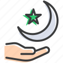 crescent, islam, ramadan, star