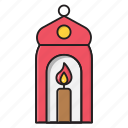 fire, lamp, lantern, light, ramadan