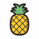 pineapple, diet, fruits, healthy, organic