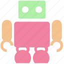 cute, friendly, robot, science, space