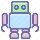 cute, friendly, robot, science, space