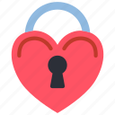 day, heart, lock, romance, valentines