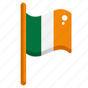 ireland, country, flag, irish, nation, national