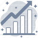 chart, growth, rise, analytics, sales