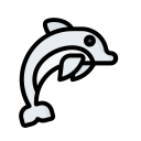 dolphin, fish, marine, nautical, ocean