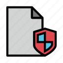 document, file, protection, security, shield