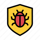 bug, protection, security, shield, virus