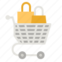 shopping, bag, shop, store, cart