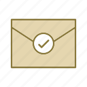 checkmark, envelope