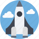 missile, rocket, space travel, spaceship, startup