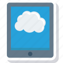 cloud, computer, ipad, tablet, technology