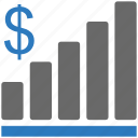 dollar, graph, growth, income, seo