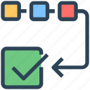 connection, flowchart, project management, seo, workflow