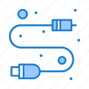 cable, electronic, usb, wire