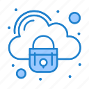 cloud, lock, secure, security