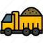 heavy, truck, transport, construction, vehicle 