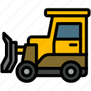 skid, steer, loader, construction, vehicle