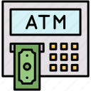 atm, cash, machine, money, withdraw