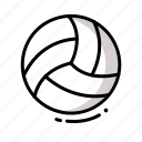 ball, game, sport, volleyball