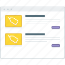 ecommerce, layout, list, page, product, website, wireframe