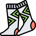 socks, footgear, clothing, ski, accessory