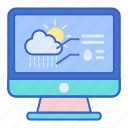 computer, forecast, weather