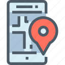 gps, location, map, mobile, smartphone, technology