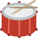 drum, fanfare, instrument, music, sound