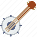 banjo, instrument, music, sound