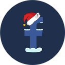 facebook, christmas, snow, social