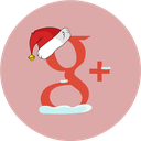 g, christmas, santa hat, snow