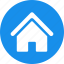 address, apartment, blue, casa, circle, home, homepage