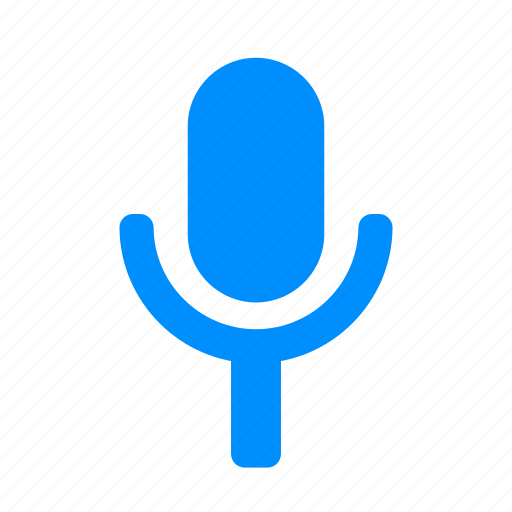 Microphone Icon Blue