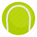 ball, circle, equipment, game, sport, tennis, white