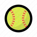 ball, baseball, game, ladies, play, softball, sport