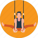 acrobatics, flexible, girl on rope, gymnastics, training