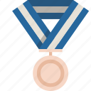 bronze, medal, prize, winner