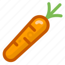 carrot, food, garden, spring, vegetable, vitamins