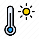 temperature, thermometer, weather, sun, climate